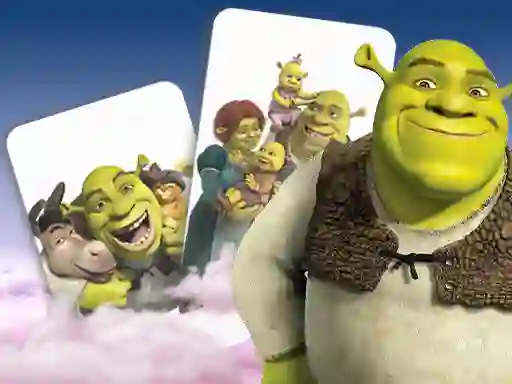 Spēle Shrek Memory Card Match online
