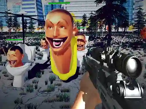 Spēle Sniper Survival Skibidi Toilet online