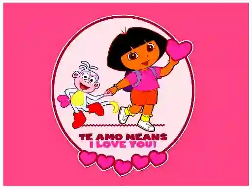Spēle Dora Hidden Hearts online