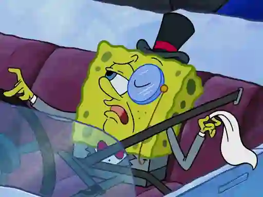 Spēle Spongebob Driving Test Hidden online