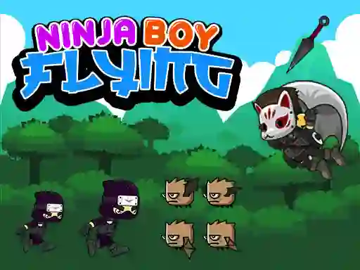 Spēle Ninja Boy Flying online