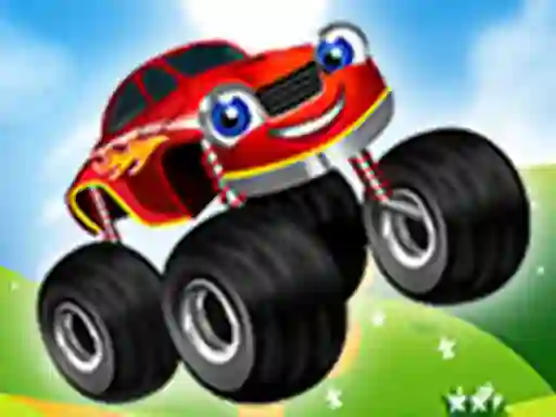 Spēle Monster Trucks Kids Racing online