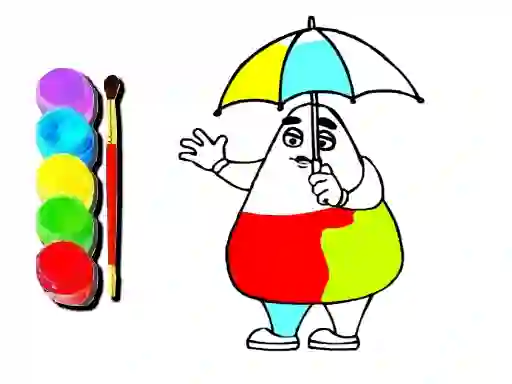 Spēle Grimace Click and Paint online
