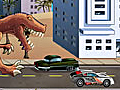 Spēle T rex tramplage aizvēsturiskā pica  online