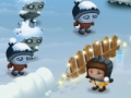 Spēle Snowballs ar zombijiem  online
