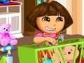 Spēle Dora Baby Rūpes slacking  online