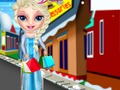 Spēle Baby Elsa Ziemas iepirkšanās jautrība  online