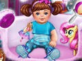Spēle Little Princess Care diena  online