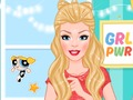 Spēle Bārbija izskatās Powerpuff online