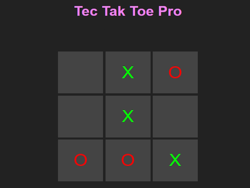 Spēle Tec tak pirksta pro online