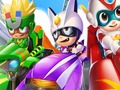 Spēle Laimīgs supermens astransformē sacīkstes  online
