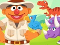 Spēle 123 Sesame Street: Ernie dinozauru dienas aprūpe  online