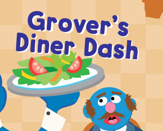 Spēle 123 Sesame Street: Grover's Diner Dash online