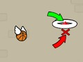 Spēle Flappy dunk tiešsaistē online
