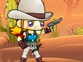 Spēle Cowgirl šaut zombijus  online