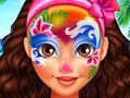 Spēle Okeānija Princess Moana Face Art  online
