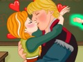 Spēle Ledus princese skola skūpsts  online