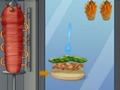 Spēle Doner kebabs salāti, tomāti, sīpoli  online