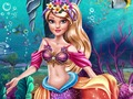 Spēle Ellija Mermaid vs princese  online