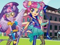 Spēle Meitenes no Equestria. Draudzības spēles: loka šaušana  online