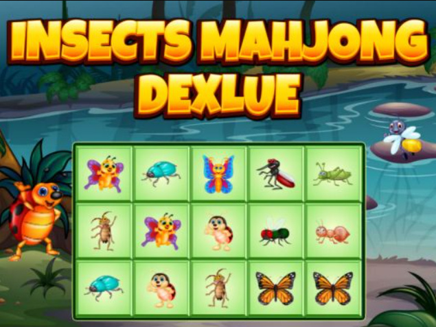 Spēle Kukaiņi Mahjong Deluxe online