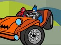 Spēle Superhero Cars Krāsošanas grāmata  online