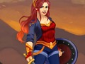 Spēle Amazon Warrior Wonder Woman saģērbt  online