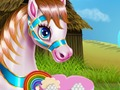 Spēle Varavīksnes kūka ponijam  online