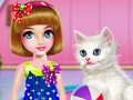 Spēle Kitty: kopšana un matu griezums  online