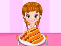 Spēle Princeses Hotdog ēšanas konkurss  online