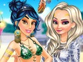 Spēle Princeses Boho pludmales apģērba apsēstība online