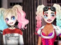 Spēle Harley Quinn matu un skaistumkopšanas studija  online