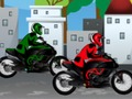 Spēle Matemātiskās motociklu sacīkstes: algebra  online