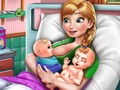 Spēle Ledus princeses dvīņu dzimšana  online