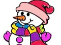 Spēle Ziemas krāsojamā grāmata  online