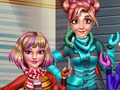 Spēle Princešu ziemas brīvdienas  online