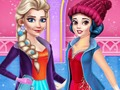 Spēle Princess ziemas aktivitātes  online