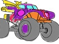 Spēle Monster Truck krāsojamā grāmata  online