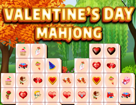 Spēle Valentīna dienas madžongs  online