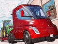 Spēle Tesla kravas automašīnu finierzāģis online