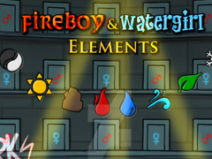 Spēle Fireboy & Watergirl elementi  online