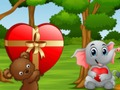 Spēle Sweet Valentine Mājdzīvnieki Jigsaw  online
