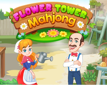 Spēle Puķu torņa madžongs  online