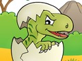 Spēle Dino krāsošanas spēle  online