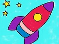 Spēle Raķešu krāsojamā grāmata  online