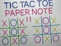 Spēle Tic Tac Toe papīra piezīme II  online