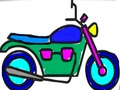 Spēle Atpakaļ uz skolu: motociklu krāsošana  online