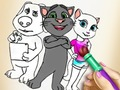 Spēle Kitijas krāsojamā grāmata  online
