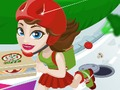 Spēle Meitene uz slidām Pizza Blaze  online