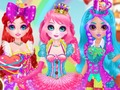 Spēle Princeses saldo konfekšu Cosplay  online
